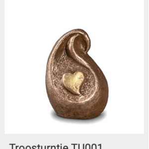 Keramische urn brons "TU001"