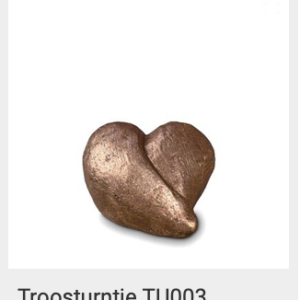 Keramische urn brons "TU003"