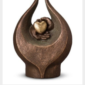 Keramische urn brons "Gevoelens"