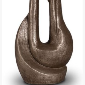 Keramische urn zilver "Verbonden"