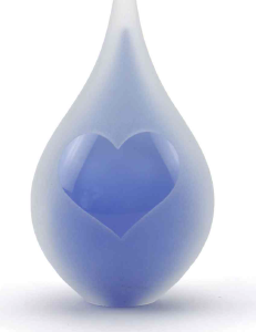 FU01BWO - Frosted Line - Blue White Opaque